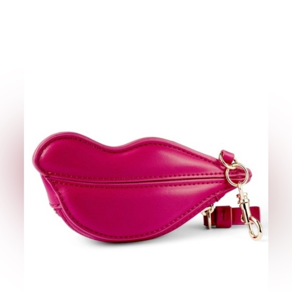 DVF for  Target Pink  Lips Coin purse pouch keychain - Picture 1 of 6